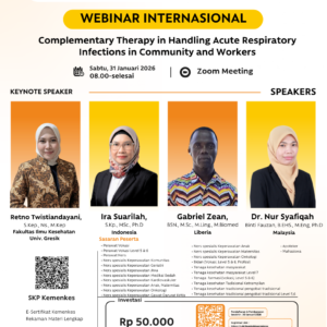Webinar Internasional Complementary Therapy in Handling Acute Respiratory Infections in Community and Workers